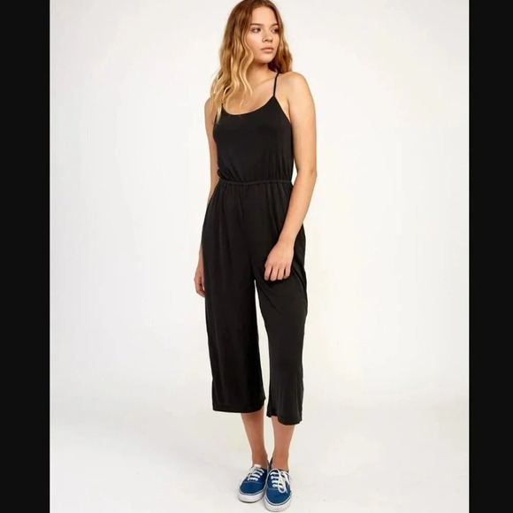 RVCA Jarvis Jumper - Jumpsuit in Black - Picture 1 of 8